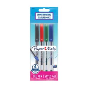Penne gel con cappuccio Paper Mate PM Jiffy 0,5 mm Nero/Blu/Rosso/Verde