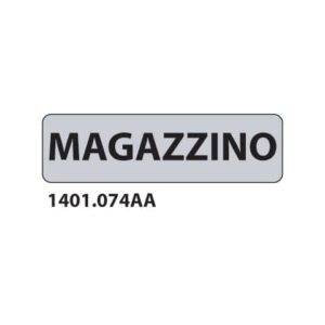 Cartello adesivo per interni "Magazzino" Dixon Industries
