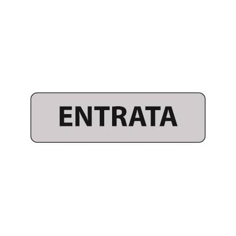 Cartello adesivo per interni "Entrata" Dixon Industries