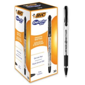 Penna gel con cappuccio BIC Gelocity Stic 0,5 mm nero