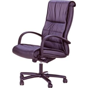 Poltrona direzionale girevole Unisit Gemini GMPY schienale fisso rivestimento