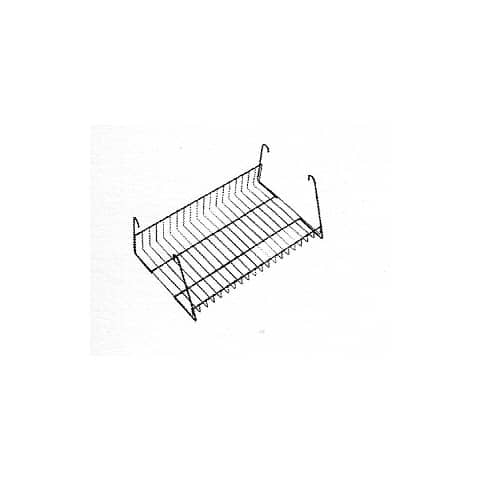 Unisit black metal magazine rack