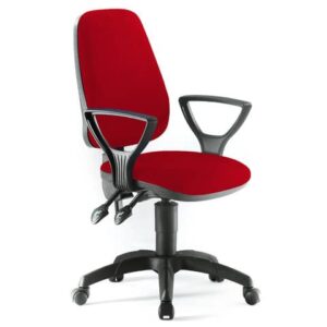 Sedia operativa girevole Unisit Leda LDAY Eco smart - schienale alto rivest.