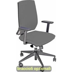 Sedia operativa girevole Unisit Larissa LR1S - rivestimento ignifugo