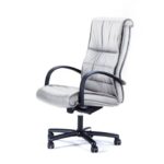 Poltrona direzionale girevole Unisit Gemini GMPY schienale fisso rivestimento