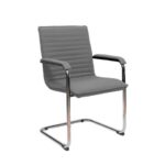 Visitor chair on sled base Unisit Cyndy CNS - fire retardant upholstery