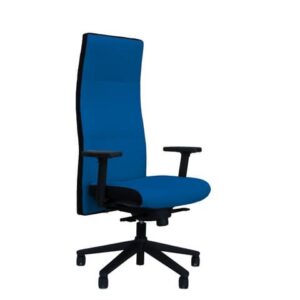 Poltrona direzionale girevole Unisit Next schienale alto regolabile - rivest.