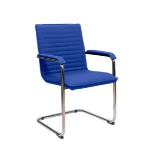 Visitor chair on sled base Unisit Cyndy CNS - fire retardant upholstery