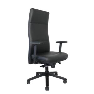 Poltrona direzionale girevole Unisit Next schienale alto regolabile - rivest.