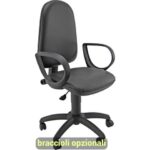 Sedia operativa girevole Unisit Jupiter JUSB/SB Eco smart rivest. ecopelle