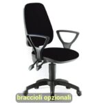 Sedia operativa girevole Unisit Leda LDAY Eco smart - schienale alto -