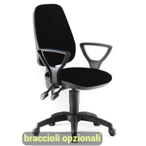 Sedia operativa girevole Unisit Leda LDAY Eco smart - schienale alto -