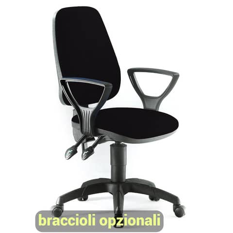 Sedia operativa girevole Unisit Leda LDAY Eco smart - schienale alto -
