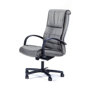 Poltrona direzionale girevole Unisit Gemini GMPY schienale fisso rivestimento