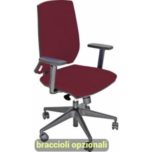 Sedia operativa girevole Unisit Larissa LR1S - rivestimento ignifugo