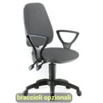 Sedia operativa girevole Unisit Leda LDAY Eco smart - schienale alto -