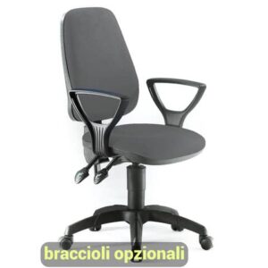 Sedia operativa girevole Unisit Leda LDAY Eco smart - schienale alto -