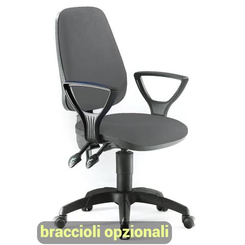 Sedia operativa girevole Unisit Leda LDAY Eco smart - schienale alto -