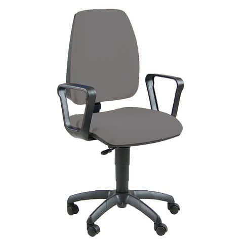 Sedia operativa girevole Unisit Jupiter JUBR Eco smart - rivest. Eco grigio