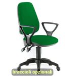 Sedia operativa girevole Unisit Leda LDAY Eco smart - schienale alto -