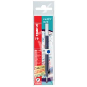 Palette Stabilo blue rollerball pen refill