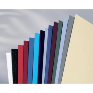 Copertine per rilegatura A3 Leathergrain - conf 100 pz GBC nero