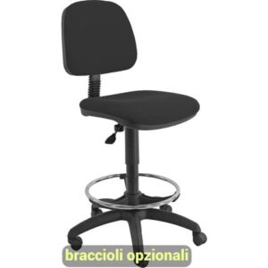 Sgabello tecnico Unisit Esos EOE4S seduta alta - poggiapiedi telescopico -