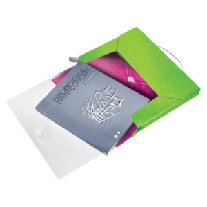Cartella Progetti Leitz WOW dorso 3 cm - 250x30x330 mm - verde