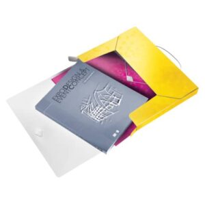 Cartella Progetti Leitz WOW dorso 3 cm - 250x30x330 mm - giallo