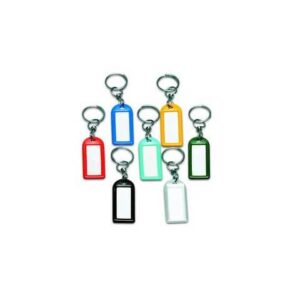 Targhette portachiavi Lebez 10x8,5 cm assortiti 5 colori