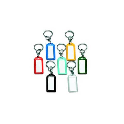 Lebez key tags 10x8.5 cm assorted 5 colours