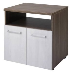 Mobile di servizio Frensy Florence 60x52x63 cm olmo - ante frassino chiaro