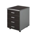 Frensy Spirit 4-drawer chest of drawers with wheels 44x52x63 cm wenge