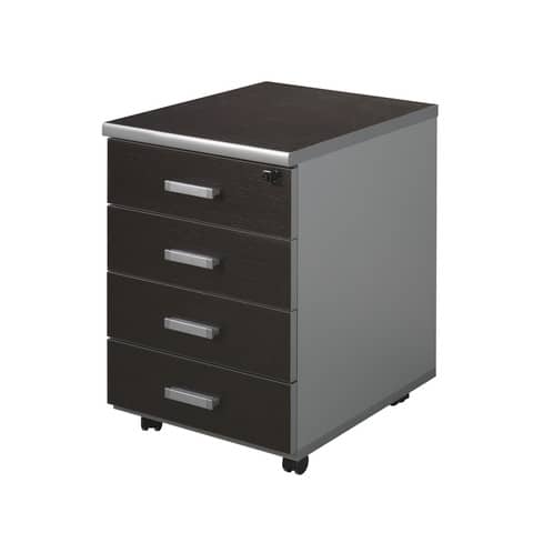 Frensy Spirit 4-drawer chest of drawers with wheels 44x52x63 cm wenge
