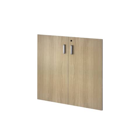 Coppia ante sezione bassa Frensy Spirit 90x90 cm rovere per mobile H.210 cm