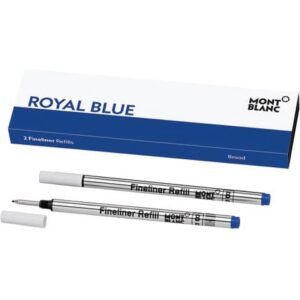 Refill per fineliner Montblanc Broad Royal - conf. 2 pezzi - blu -