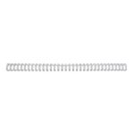 Spirali metalliche a 34 anelli GBC Wirebind 12 mm A4 argento - fino a 115