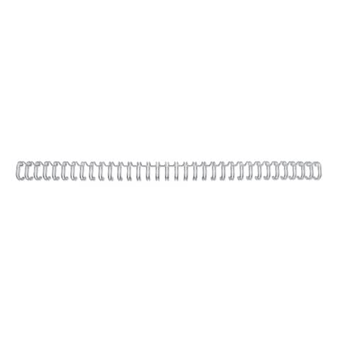 Spirali metalliche a 34 anelli GBC Wirebind 12 mm A4 argento - fino a 115