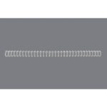 Spirali metalliche a 34 anelli GBC Wirebind 11 mm A4 bianco - fino a 100