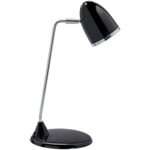 Lampada da scrivania MAULstarlet metallo cromato nero E27 8 W