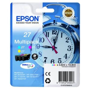 Cartuccia Epson 27 standard Ink Multipack-DURABrite Blister ciano,