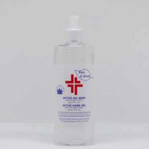 Gel igienizzante mani (alcol 70%) 500 ml con dosatore - Active linea Bosco di