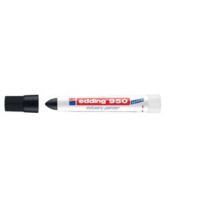 Marcatore a cera edding 950 punta conica 10 mm nero
