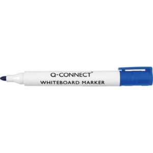 Q-Connect whiteboard marker round tip 2-3 mm blue