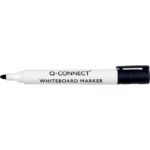 Marcatore per lavagna bianca Q-Connect punta tonda 2-3 mm nero