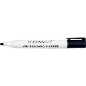 Q-Connect whiteboard marker round tip 2-3 mm black