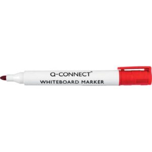 Q-Connect whiteboard marker round tip 2-3 mm red