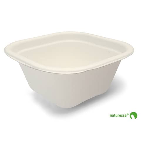Vaschetta quadrata in polpa di cellulosa 340 ml Scatolificio del Garda