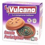 Insetticida zampirone per esterni Vulcano conf. 10 spirali + supporto in