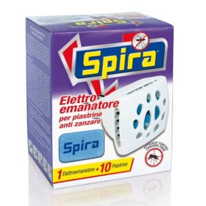 Elettroemanatore per piastrine antizanzare Spira - fornelletto + 10